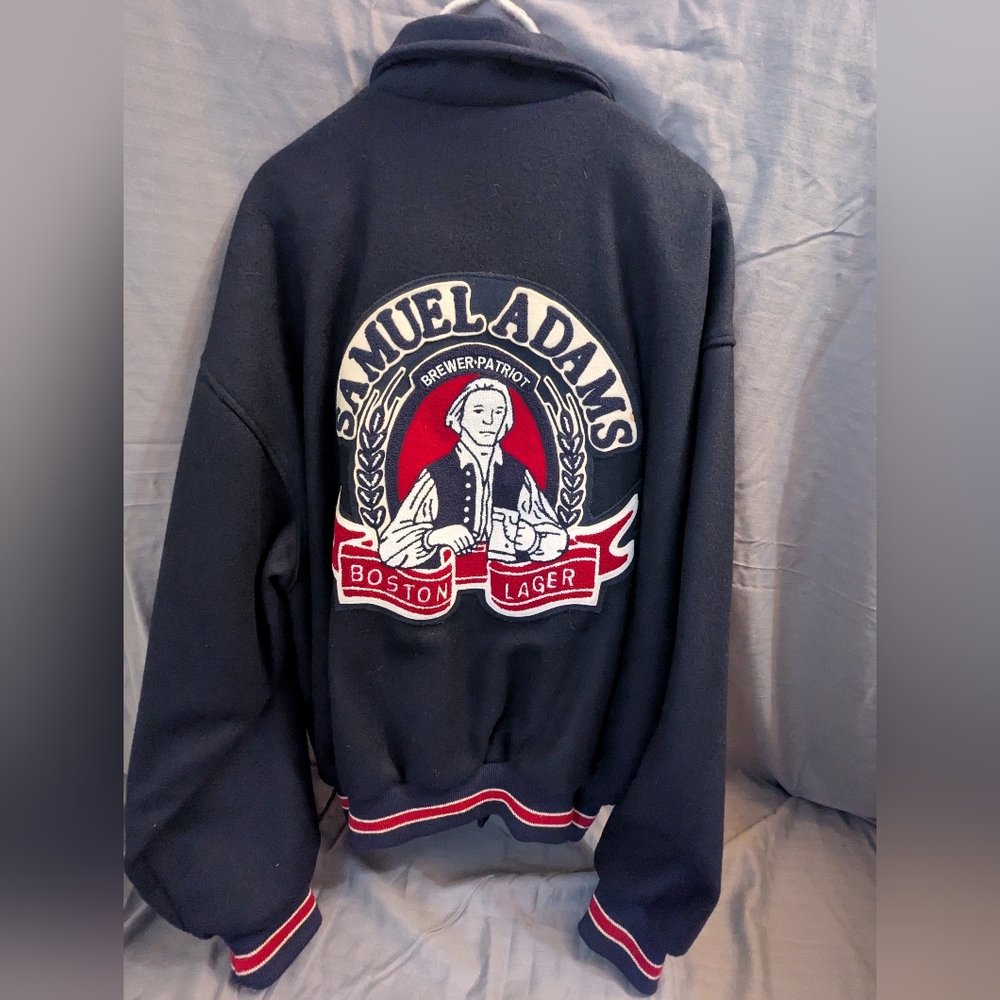 Samuel Adams Boston - Varsity bomber jacket - Made in USA (XL)